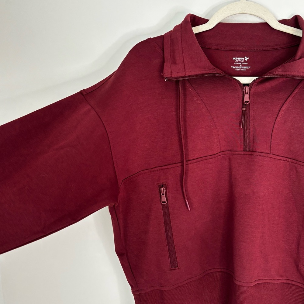 Old Navy Active Women’s Collared Sweatshirt w/ pockets Size Medium New K61 - Picture 6 of 16